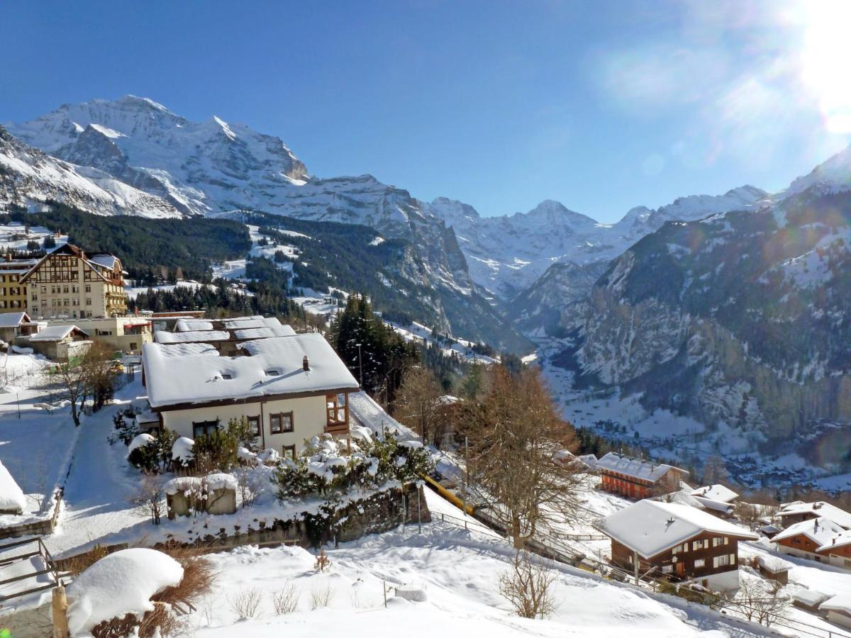 Apartment Breithorn-Residence-3 By Interhome Wengen Dış mekan fotoğraf
